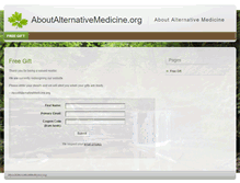 Tablet Screenshot of aboutalternativemedicine.org